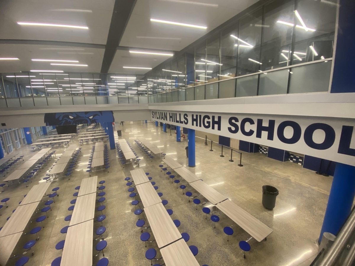 Sylvan Hills Cafeteria during a quiet moment in November.