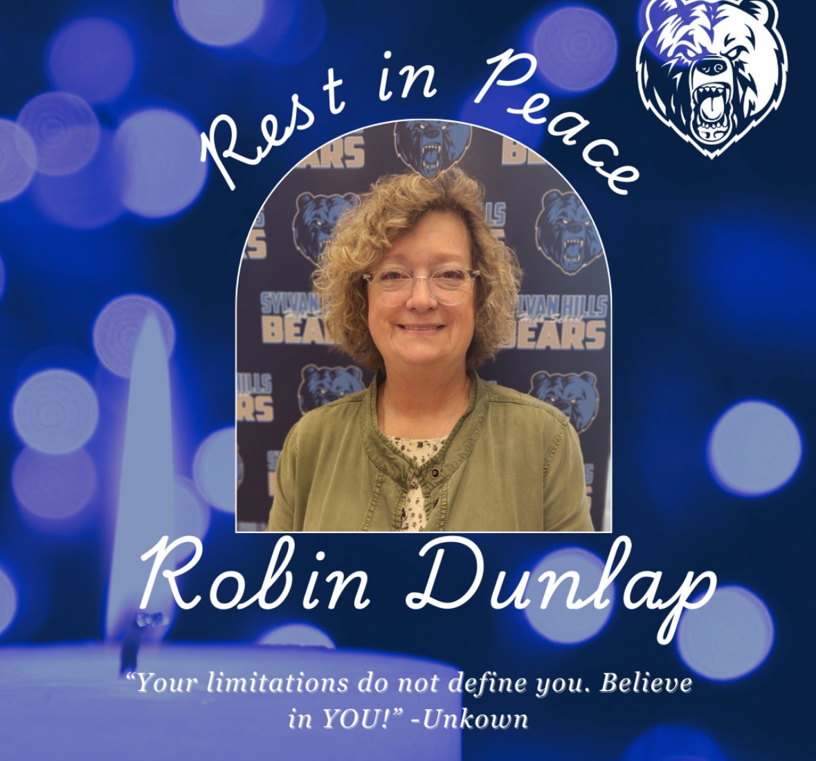 Sylvan Hills mourns the loss of Mrs. Dunlap