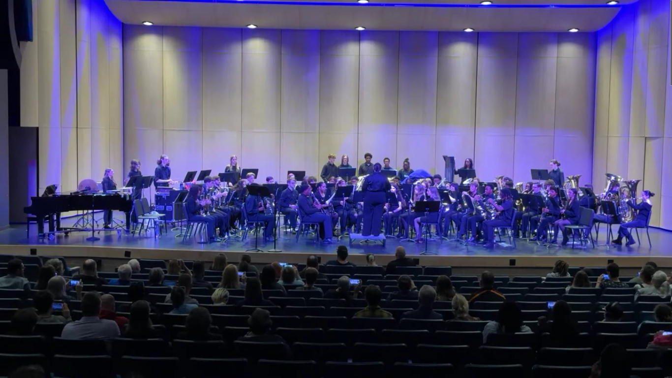 Sylvan Hills 2024-25 Concert Band performs their Spring Showcase in the Performing Arts Center May 8. 