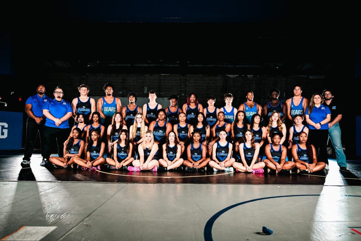 Sylvan Hills Wrestling team poses for media day